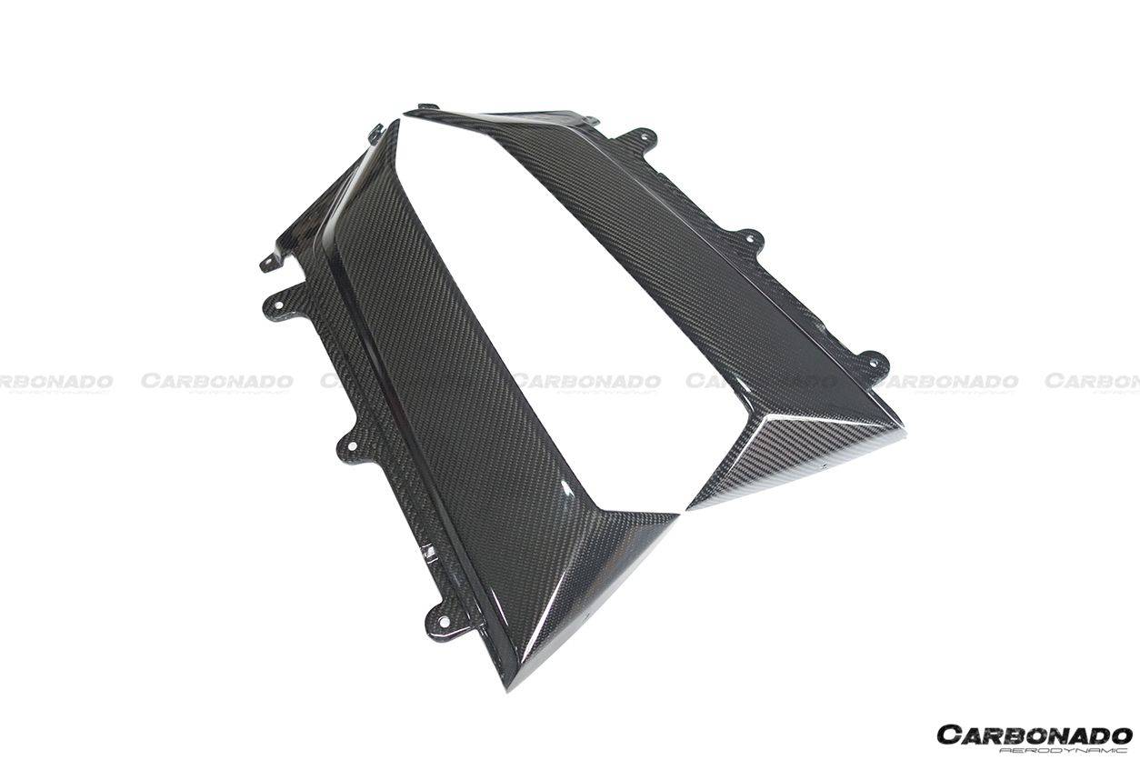 Carbonado 2011-2016 Lamborghini Aventador LP700 Coupe OEM Style Carbon Fiber Quarter Panel Fender Vent Outside