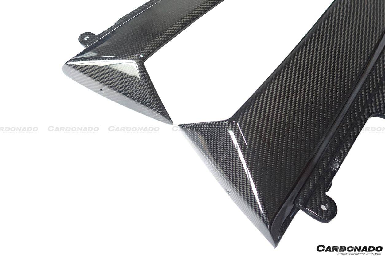 Carbonado 2011-2016 Lamborghini Aventador LP700 Coupe OEM Style Carbon Fiber Quarter Panel Fender Vent Outside