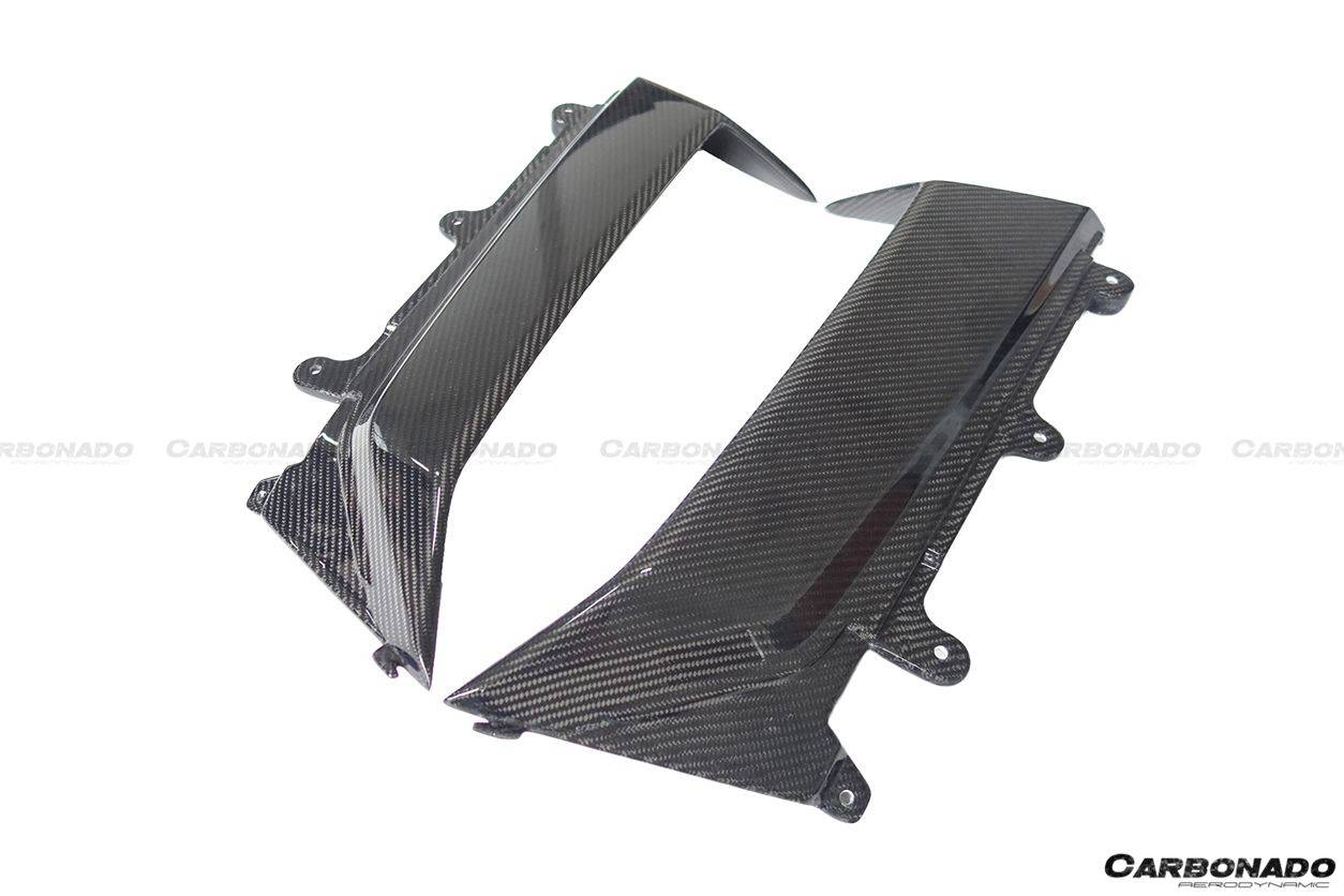 Carbonado 2011-2016 Lamborghini Aventador LP700 Coupe OEM Style Carbon Fiber Quarter Panel Fender Vent Outside
