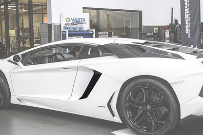 Carbonado 2011-2016 Lamborghini Aventador LP700 Coupe OEM Style Carbon Fiber Quarter Panel Fender Vent Outside