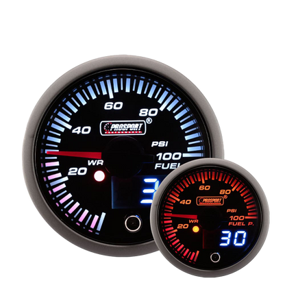 Prosport 2-3/8" JDM Electrical Fuel Pressure Gauge