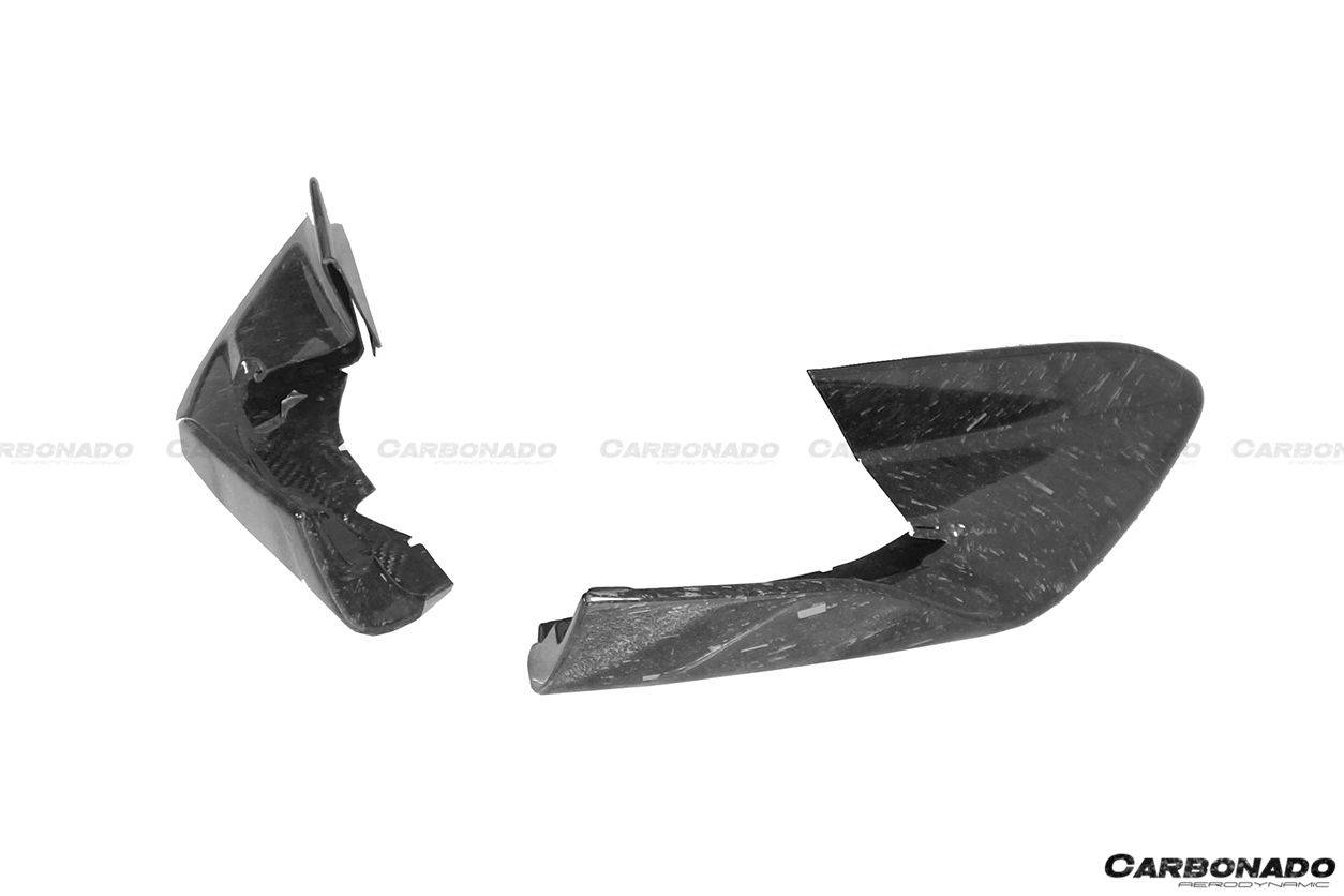 Carbonado 2018-2021 McLaren 600LT Carbon Fiber Front Bumper Side Splitter