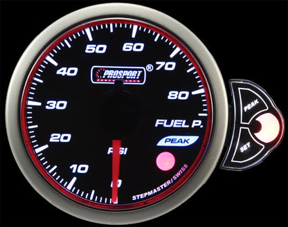 Prosport 2-1/16" Halo Fuel Pressure Gauge