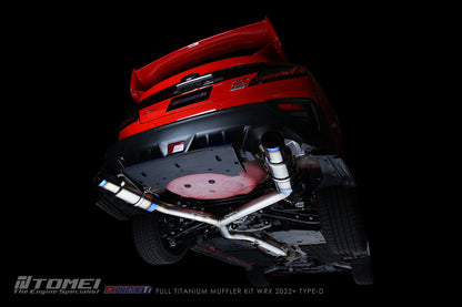 Tomei Full Titanium Muffler Expreme Ti Wrx 2022+ Type-D (Dual)
