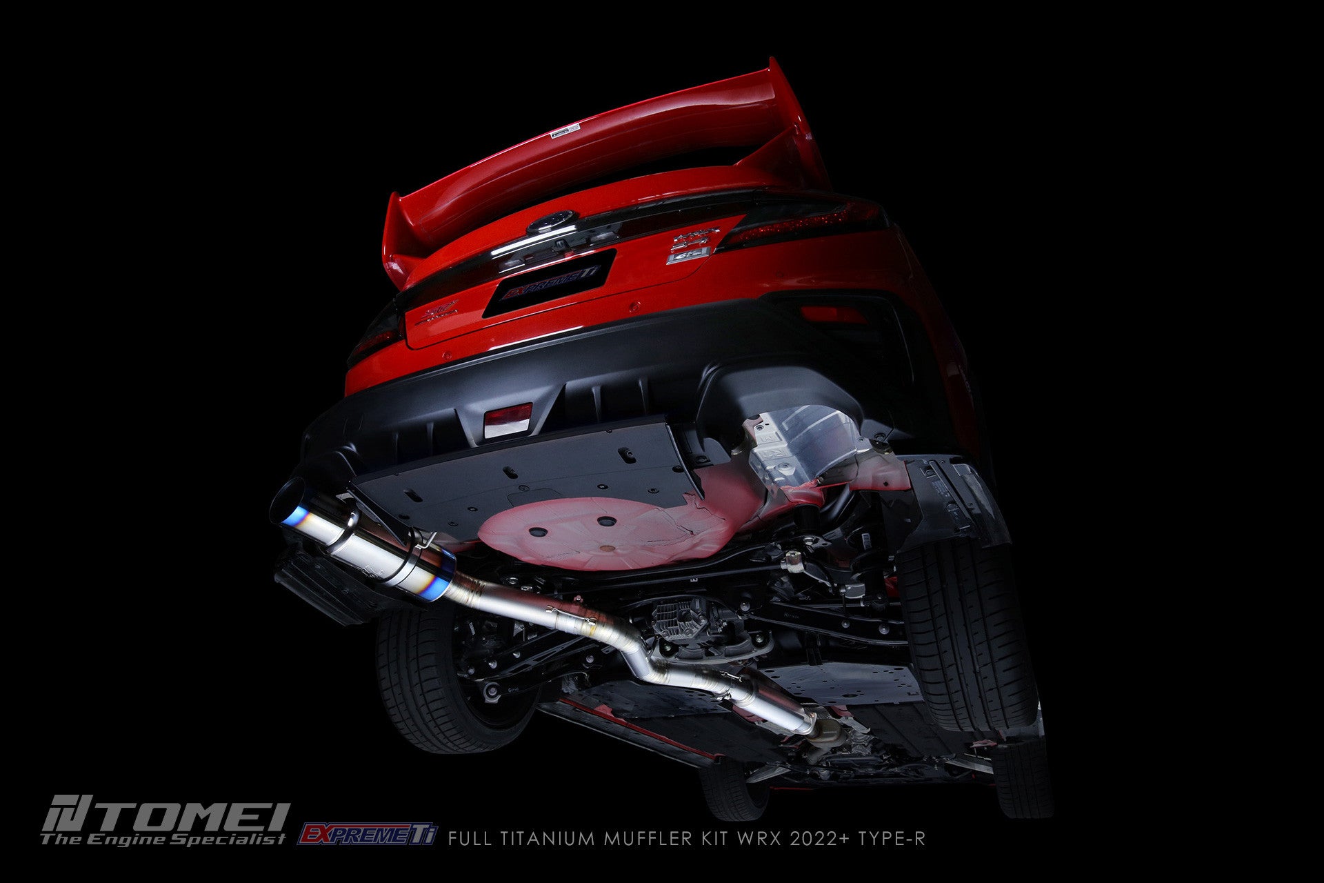 Tomei Full Titanium Single Exit Muffler (Type-R) | 2022+ WRX - 3
