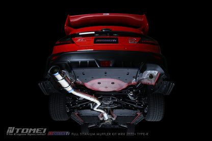 Tomei Full Titanium Single Exit Muffler (Type-R) | 2022+ WRX - 4