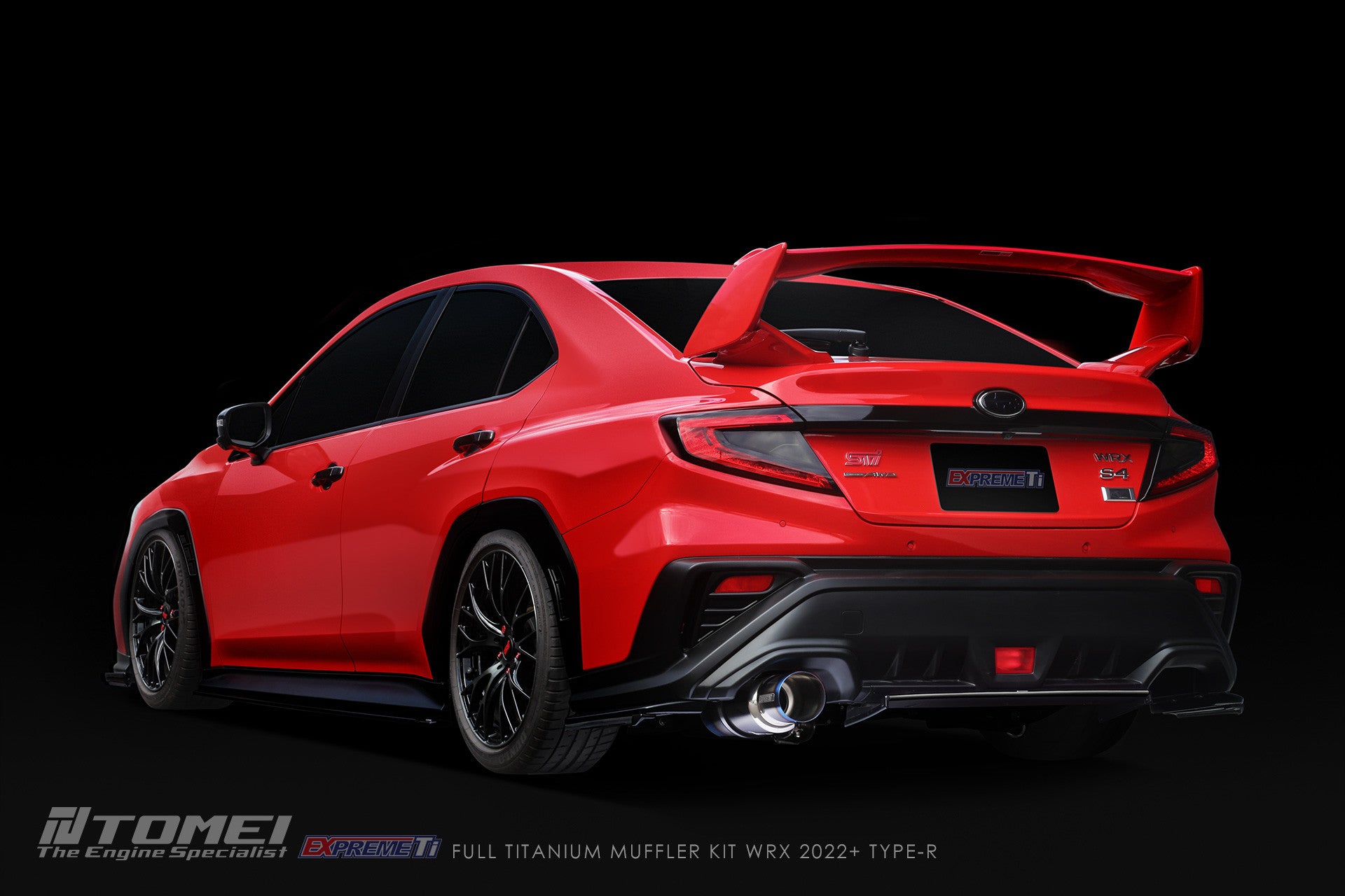 Tomei Full Titanium Single Exit Muffler (Type-R) | 2022+ WRX - 7
