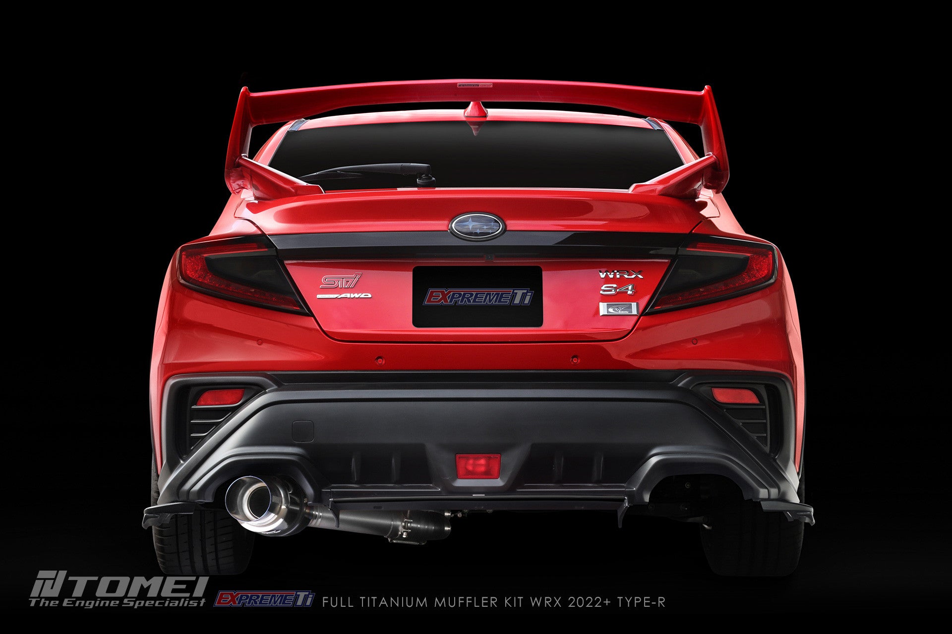 Tomei Full Titanium Single Exit Muffler (Type-R) | 2022+ WRX - 8
