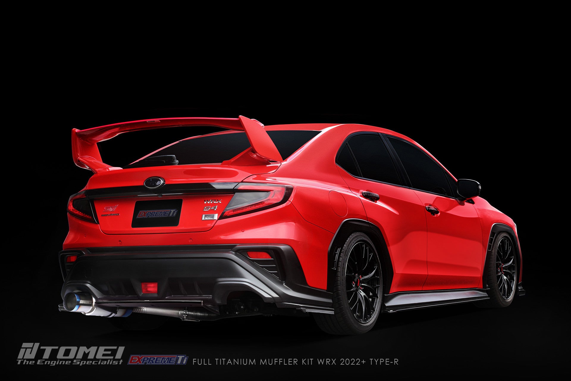 Tomei Full Titanium Single Exit Muffler (Type-R) | 2022+ WRX - 9