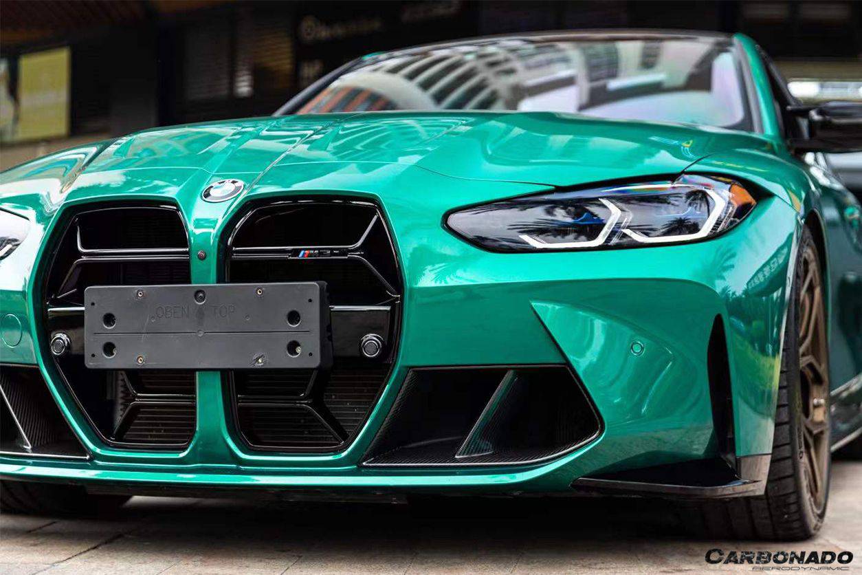 Carbonado 2021-UP BMW M3 G80 M4 G82 G83 OD Style DRY Carbon Fiber Grille (NO ACC)