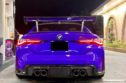 Alerón de maletero de fibra de carbono estilo Carbonado para BMW M4 F82 F80 M3 GTS2 (2014-2020)