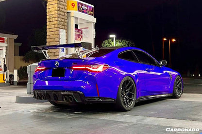 Alerón de maletero de fibra de carbono estilo Carbonado para BMW M4 F82 F80 M3 GTS2 (2014-2020)