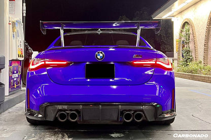 Alerón de maletero de fibra de carbono estilo Carbonado para BMW M4 F82 F80 M3 GTS2 (2014-2020)