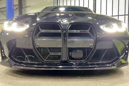 Parrilla de fibra de carbono seca estilo CS para BMW M3, G80, M4, G82 y G83 (modelos 2021-UP) (para vehículos con accesorios)