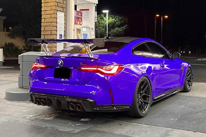 Alerón de maletero de fibra de carbono estilo Carbonado para BMW M4 F82 F80 M3 GTS2 (2014-2020)