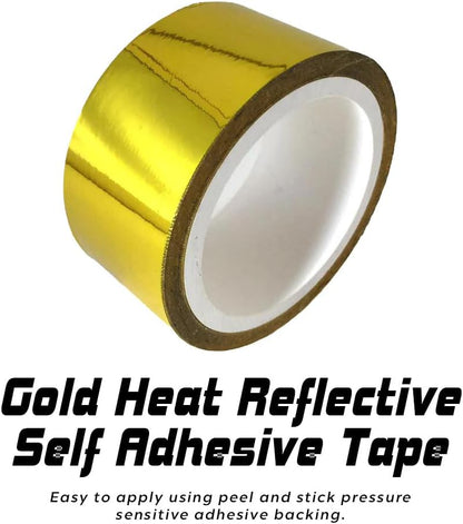 Prosport Gold Heat Reflective Self Adhesive Tape 15 Feet x 2 Inches wide