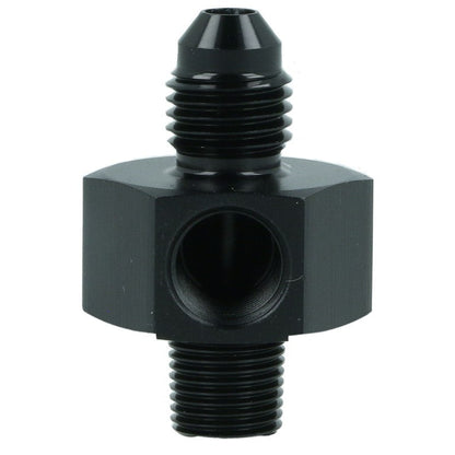 Thread Adapter -AN Male to Male with NPT Sensor Port (GA-D4N18N18-B)