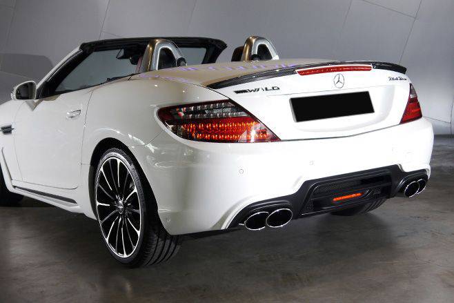 Carbonado 2011-2015 Mercedes Benz SLK CLASS R172 WD Style Rear Bumper