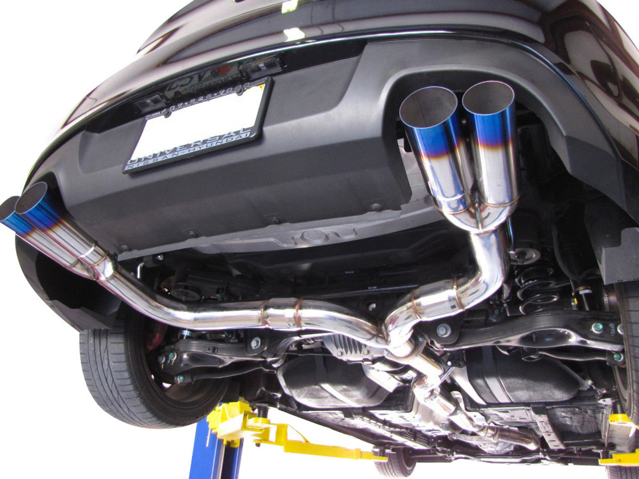 Escape de carrera de rendimiento ISR (09-13 Hyundai Genesis Coupe V6)