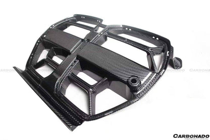 Carbonado 2021-UP BMW M3 G80 M4 G82 G83 OD Style DRY Carbon Fiber Grille (NO ACC)