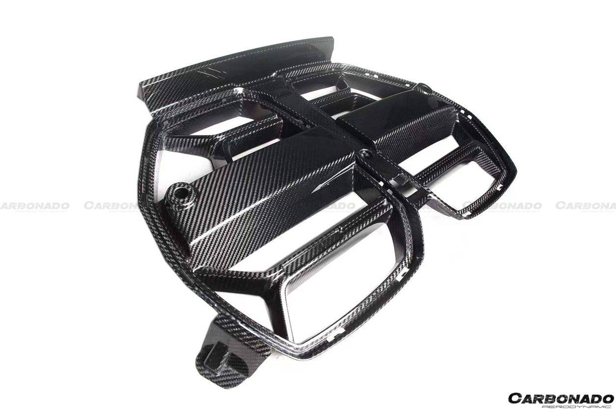 Carbonado 2021-UP BMW M3 G80 M4 G82 G83 OD Style DRY Carbon Fiber Grille (NO ACC)