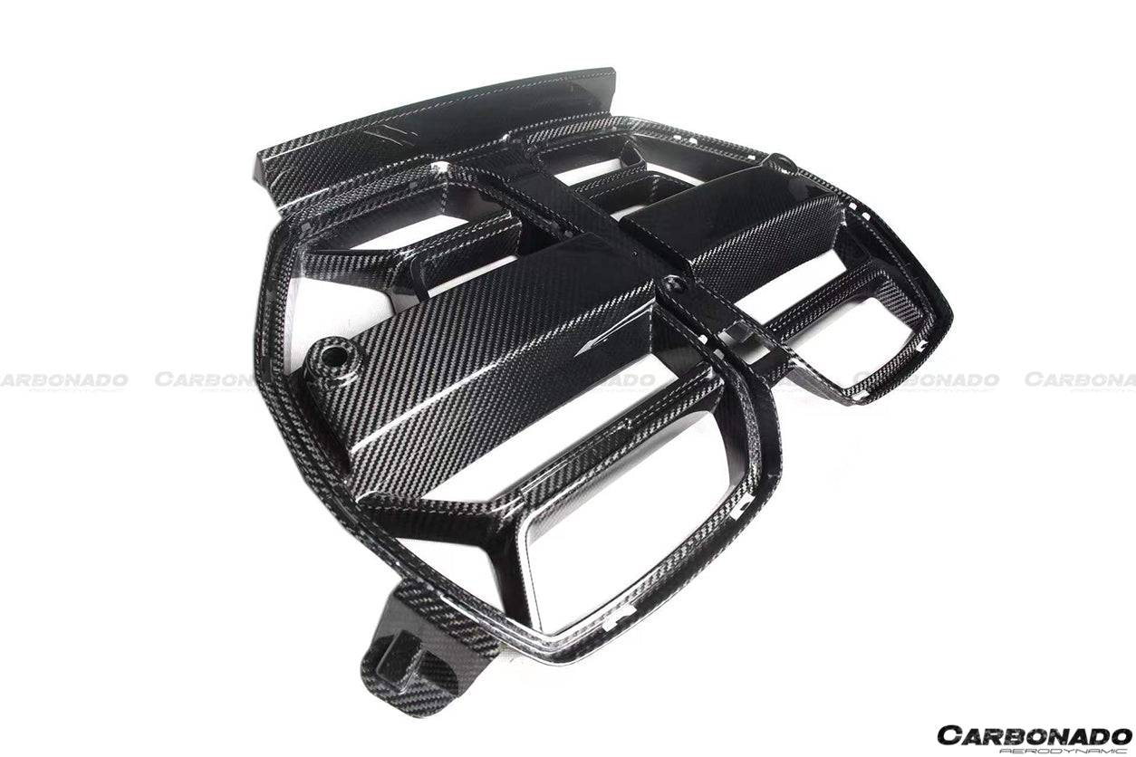 Carbonado 2021-UP BMW M3 G80 M4 G82 G83 OD Style DRY Carbon Fiber Grille (NO ACC)