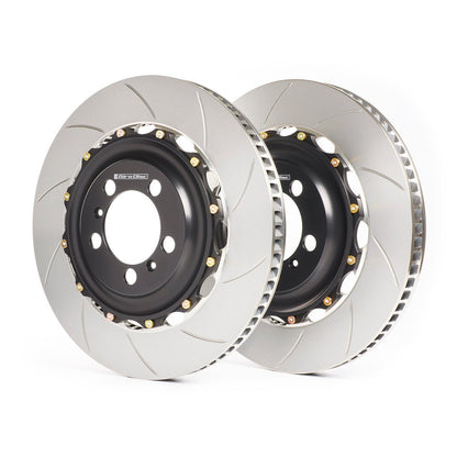 GiroDisc Slotted Front Rotors (2023+ Toyota GR Corolla) - GiroDisc