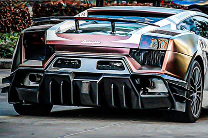 Parachoques trasero estilo IRON para Lamborghini Gallardo DarwinPRO 2004-2008