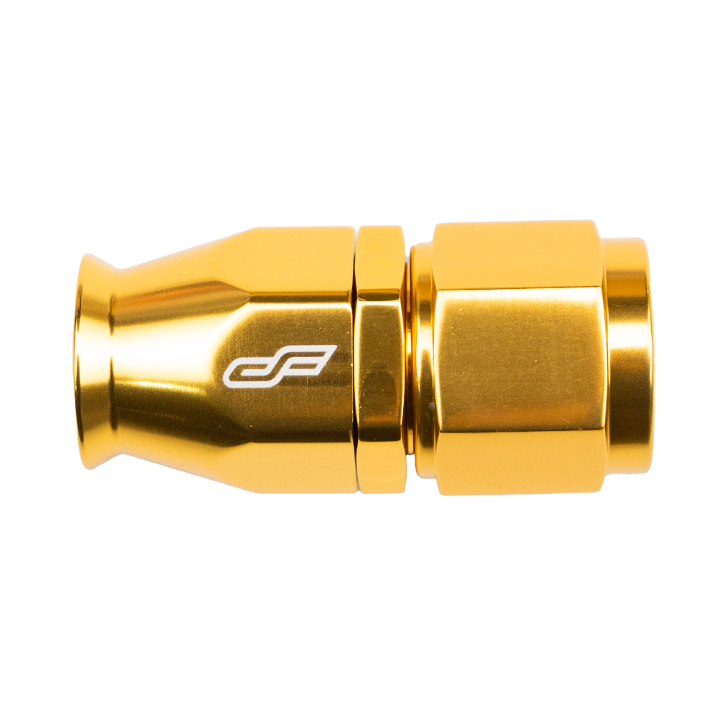 -6 AN Straight Female Aluminum Hose End (PTFE)