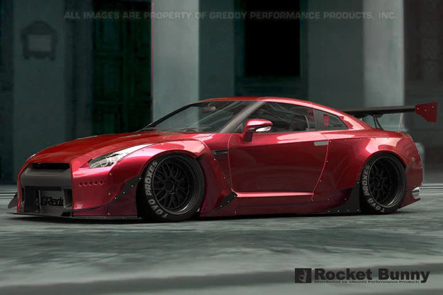 GReddy Rocket Bunny V2 Front Canards (FRP) (R35 GTR)