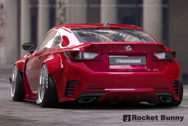 GReddy Rocket Bunny Side Canards (2015+ Lexus RC) - GReddy