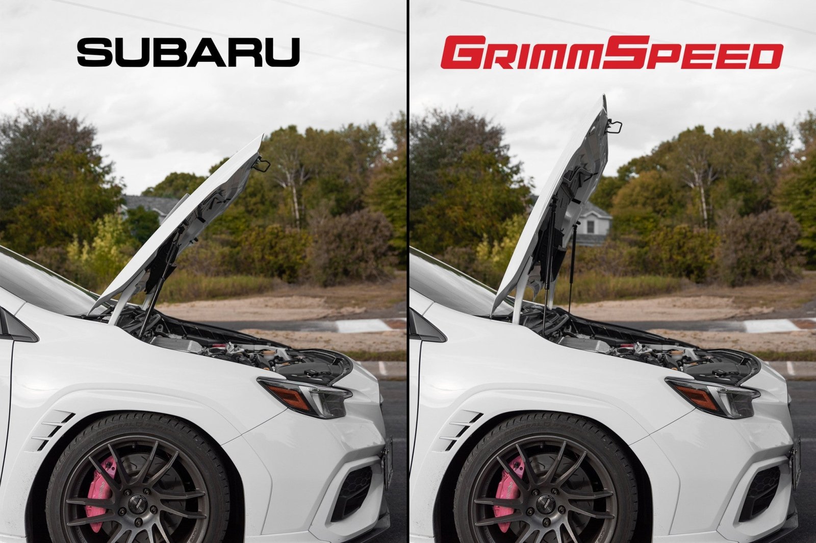 GrimmSpeed High Lift Hood Struts (2015+ Subaru WRX/STI) - GrimmSpeed