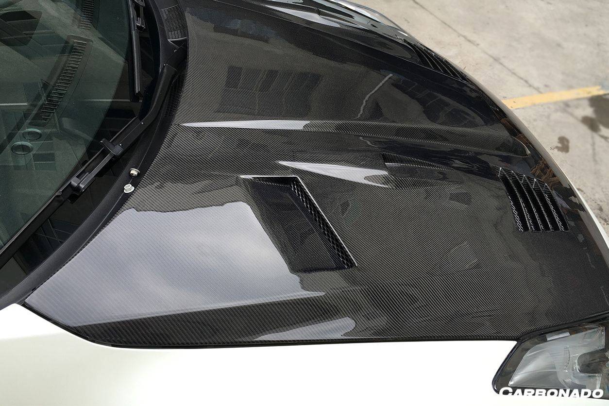 Carbonado 2008-2016 Nissan GTR R35 CBA  DBA GTC Style Carbon Fiber Hood