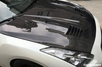 Carbonado 2008-2016 Nissan GTR R35 CBA  DBA GTC Style Carbon Fiber Hood