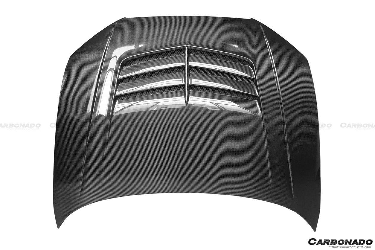 Carbonado BKSS Style Carbon Fiber Hood | 2017-2020 Audi RS3 S3 A3 Sedan