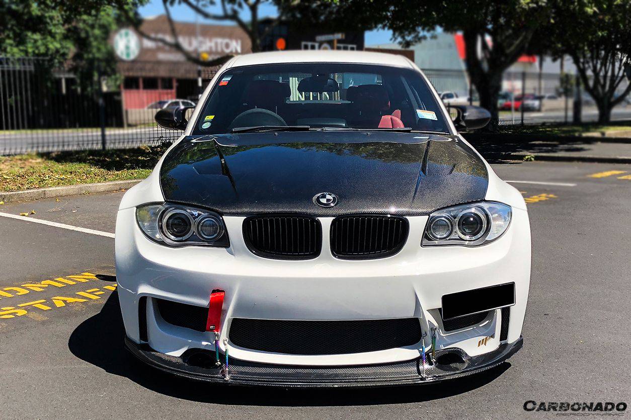 Capó de fibra de carbono estilo BMW Serie 1 E82 E88 1M RZ (2008-2013)