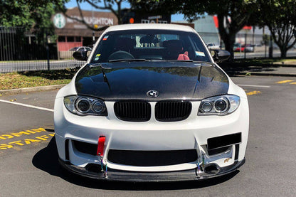 Capó de fibra de carbono estilo BMW Serie 1 E82 E88 1M RZ (2008-2013)