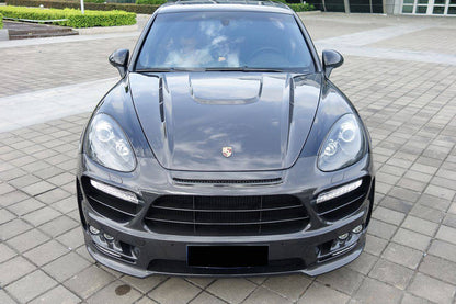 Capó de fibra de carbono estilo Porsche Cayenne 958.1 HM Carbonado 2011-2014