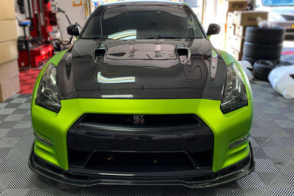 Carbonado 2008-2016 Nissan GTR R35 CBA  DBA BSE Style Carbon Fiber Hood