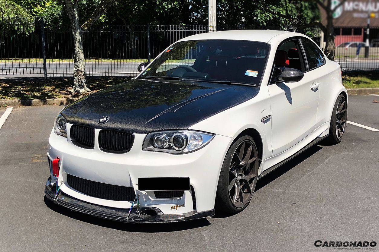 Capó de fibra de carbono estilo BMW Serie 1 E82 E88 1M RZ (2008-2013)