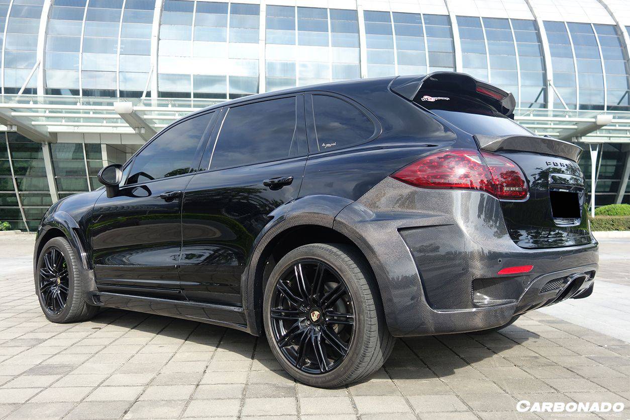 Carbonado 2011-2014 Porsche Cayenne 958.1 HM Style Full Wide Body Kit