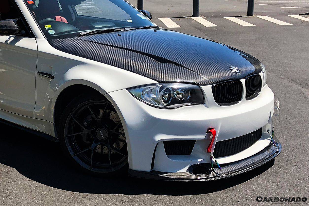 Capó de fibra de carbono estilo BMW Serie 1 E82 E88 1M RZ (2008-2013)