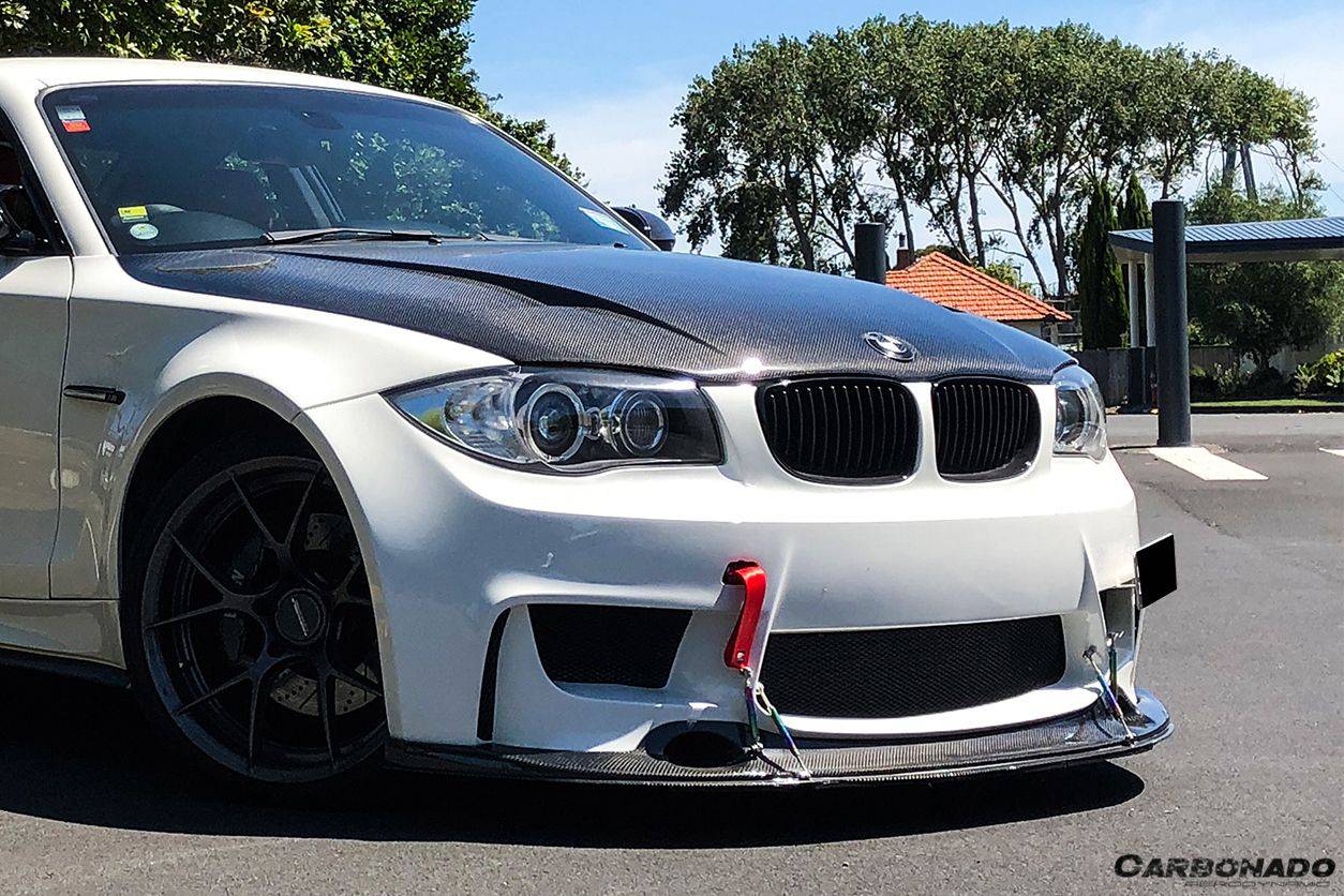 Capó de fibra de carbono estilo BMW Serie 1 E82 E88 1M RZ (2008-2013)