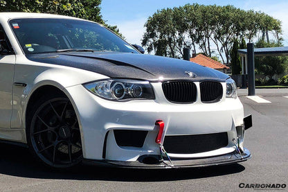Capó de fibra de carbono estilo BMW Serie 1 E82 E88 1M RZ (2008-2013)