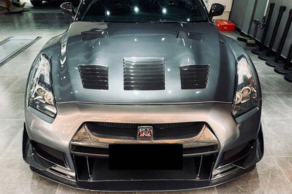 Carbonado TP Style Carbon Fiber Hood | 2008-2016 Nissan GTR R35