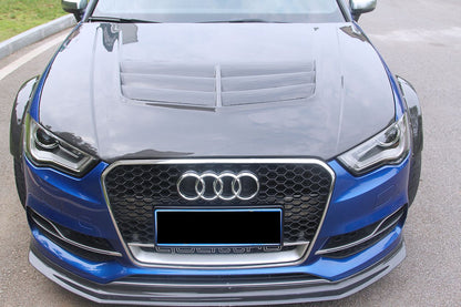 Carbonado BKSS Style Carbon Fiber Hood | 2017-2020 Audi RS3 S3 A3 Sedan