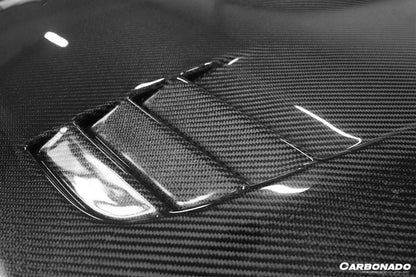 Capó de fibra de carbono estilo VRS para BMW Serie 3 F30 F35 2013-2019 Carbonado
