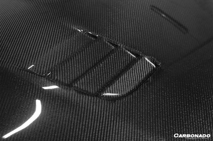 Capó de fibra de carbono estilo VRS para BMW Serie 3 F30 F35 2013-2019 Carbonado