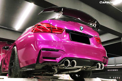 Alerón de maletero de fibra de carbono estilo VRS para BMW M3 F80 M4 F82 2014-2020 Carbonado