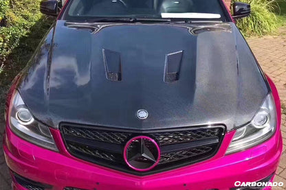 Carbonado 2012-2014 Mercedes Benz W204 C63 AMG BK Style hood